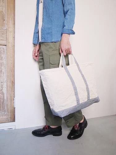 《30% OFF》 DAILY WARDROBE INDUSTRY　DAILY TOTE　HICKORY LARGE unisex