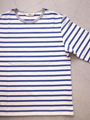 《SPECIAL PRICE》 TPR ボーダーカットソー ECRU × BLUE unisex