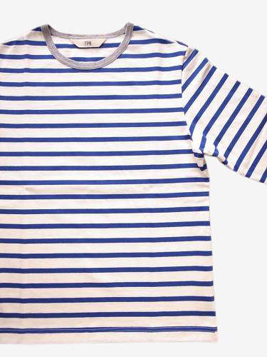《SPECIAL PRICE》 TPR ボーダーカットソー ECRU × BLUE unisex