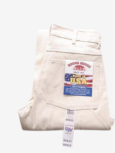 ROUND HOUSE ダブルフロント ペインターパンツ natural mens