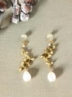 Lano 淡水パールアイビーピアス ladies