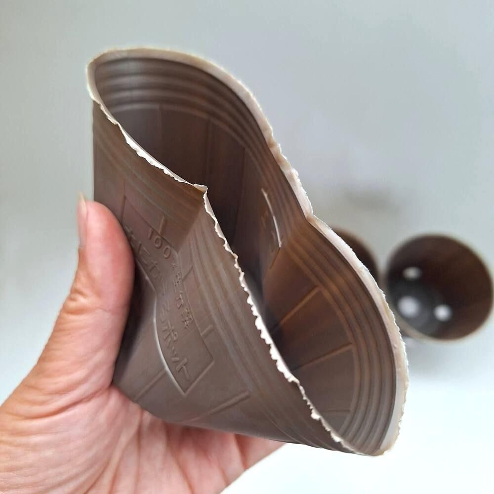 生分解ポットこげ茶