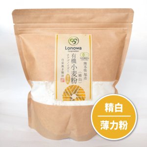 有機小麦粉400g チクゴノイズミ 薄力粉 精白 【食品】【有機JAS認証取得】【国産】の商品画像