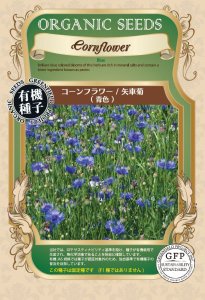 コーンフラワー 矢車菊[青色]【有機種子・固定種】の商品画像