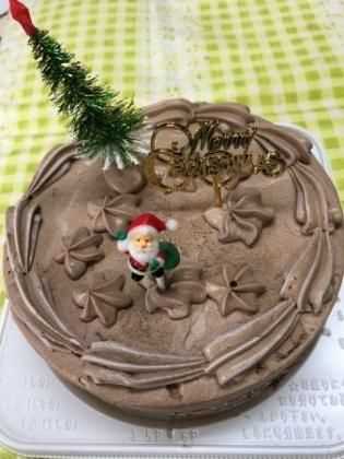 豆乳生チョコクリスマス アレルギーケーキ ヘルシーケーキショップ のん 卵 小麦 乳不使用