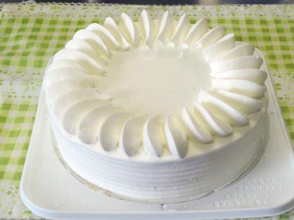 豆乳生デコレーション18センチ アレルギーケーキ ヘルシーケーキショップ のん 卵 小麦 乳不使用