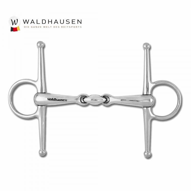 ダブルジョイント・フルチークビット H型銜 WB30 ステンレスハミ Waldhausen はみ - 乗馬用品プラス｜馬具・乗馬用品のネット通販