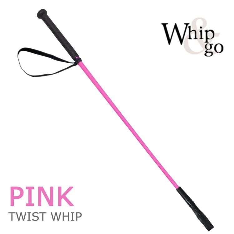 カラー短鞭 SW13 ショート65cm（ピンク） Whip&Go ムチ - 乗馬用品