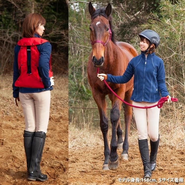 现货の通販 cavallo カバロ ネイビー 防寒 ジャケット 乗馬用品 馬術 ...