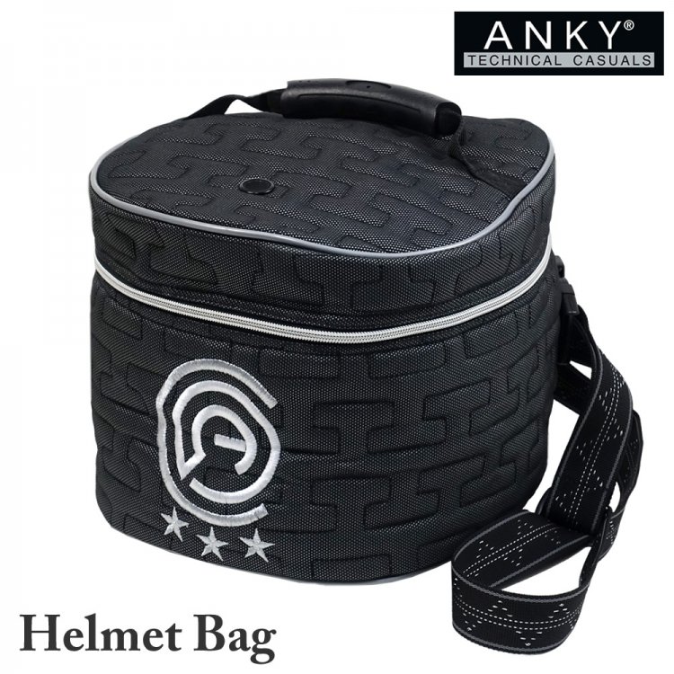 ANKY ヘルメットバッグAKHB1（ブラック） - 乗馬用品プラス｜馬具・乗馬用品のネット通販