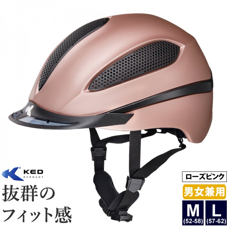KED  乗馬ヘルメット PASO マット・ブラック M (52-58cm)