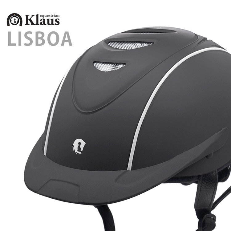 Klaus 乗馬用ヘルメット LISBOA（ブラック） - 乗馬用品プラス｜馬具 