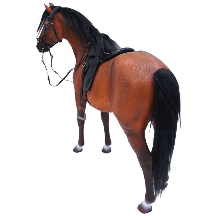 馬フィギュア　39cm×39cm　新品馬装付き別のお馬はコチラ