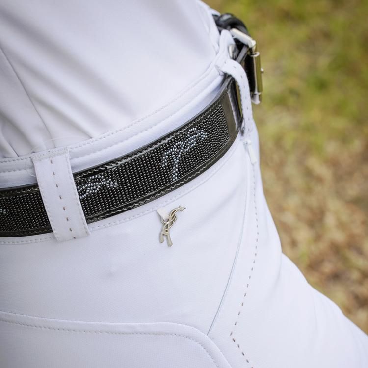 Penelope ビーズベルト PNBL10 本革 レザー 馬柄 - 乗馬用品