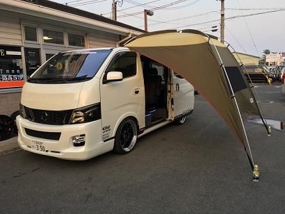 NV350 カーサイドタープ AL - 350 MOTORING
