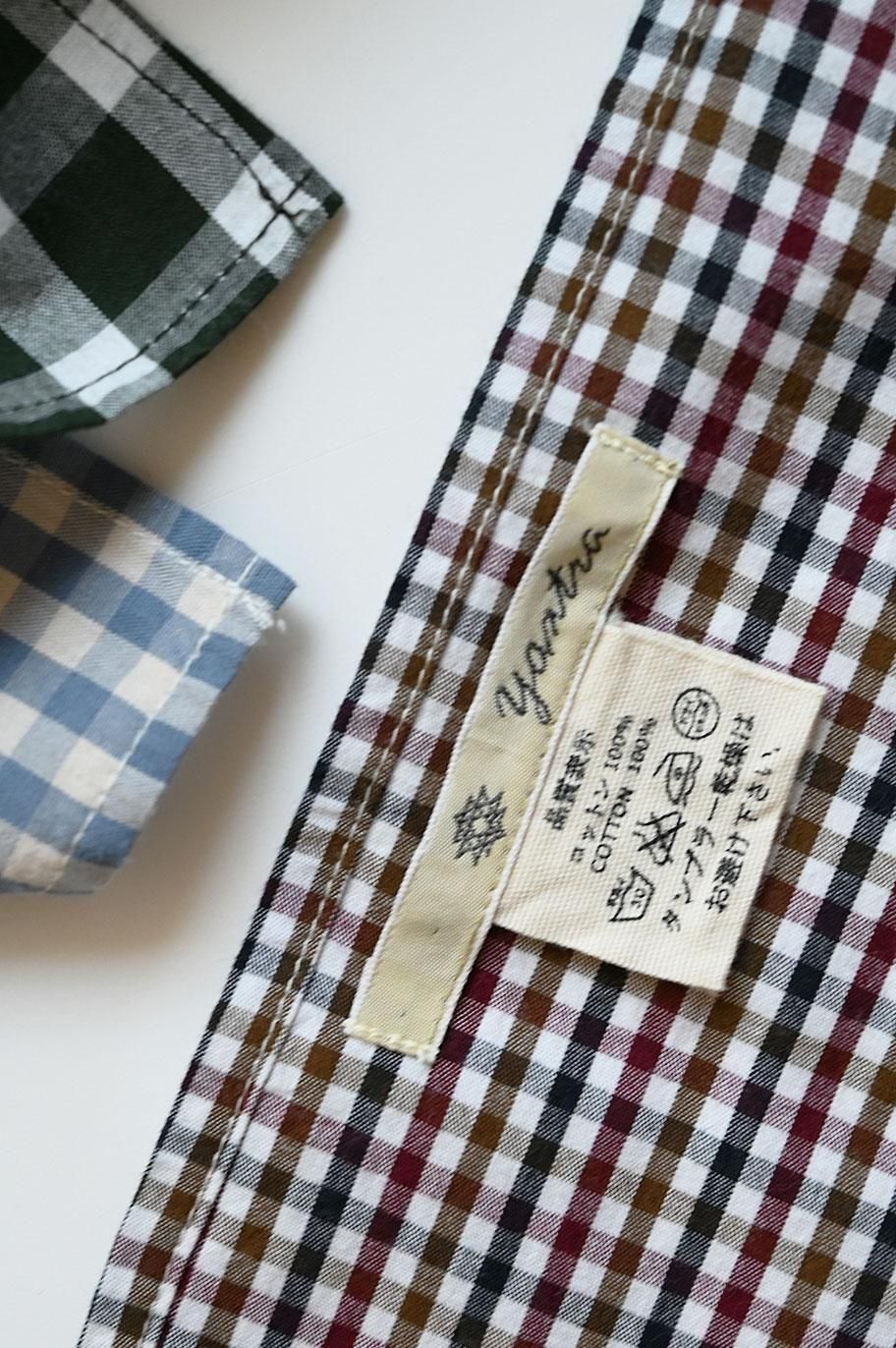 yantra madras CHECK ハンカチ 2枚set- TONE Online Shop