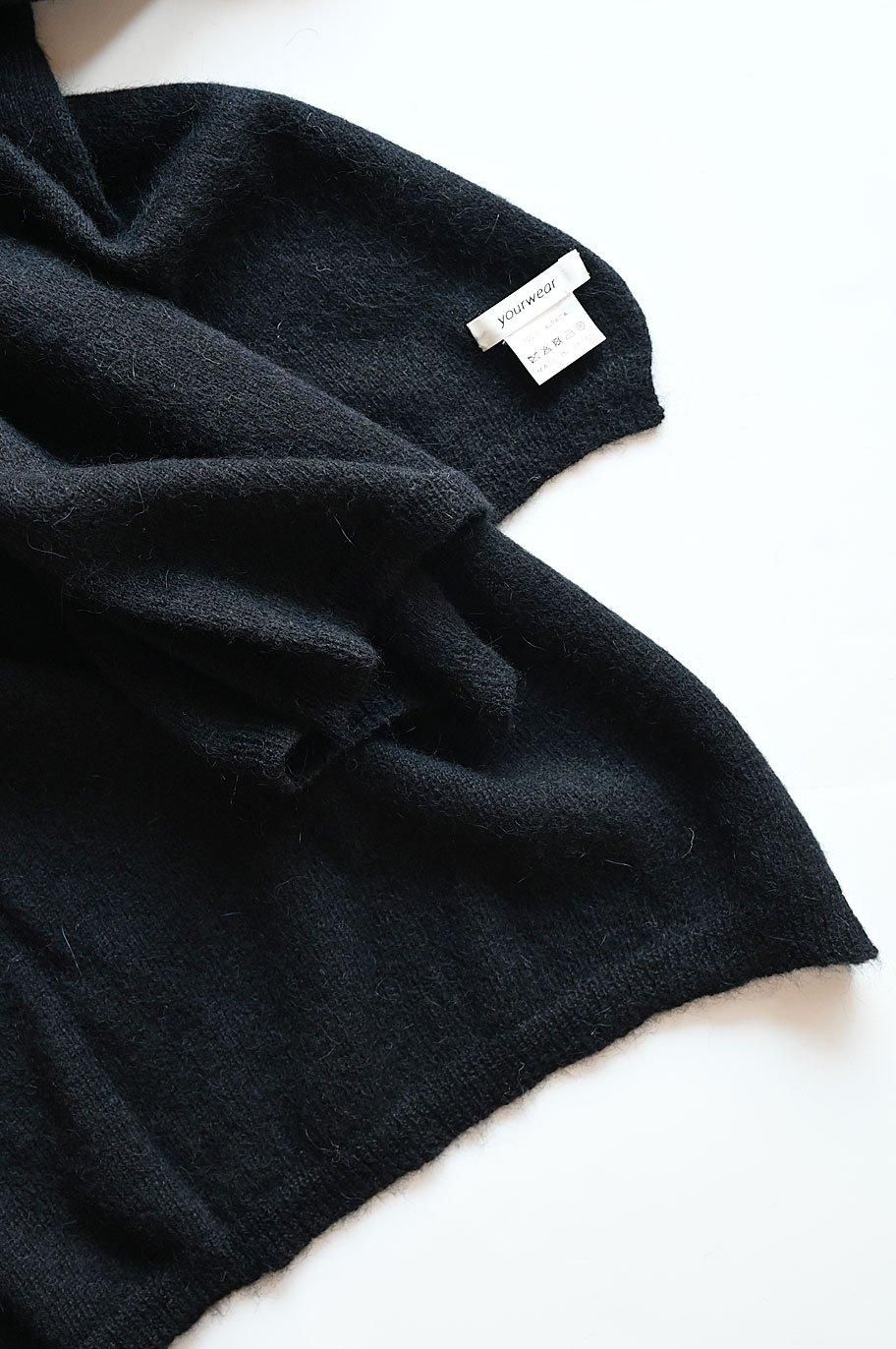 yourwear アルパカ プレーンストール - yourwear ユアウェア