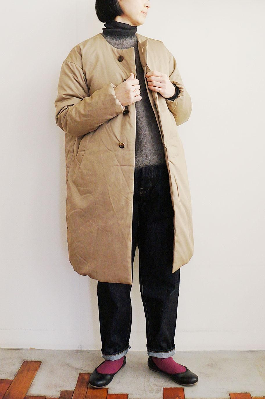 The Loft Laboノーカラーダウンコート The Loft Labo Tone Online Shop The Loft Laboノーカラーダウンコート The Loft Labo Tone Online Shop