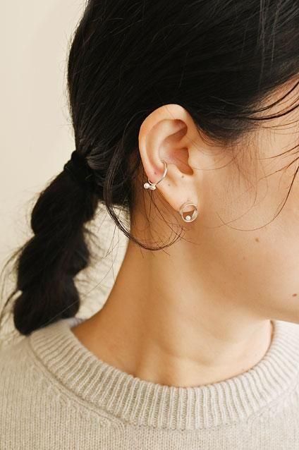 sae nagata 石のかけらイヤーカフ 1piece - TONE Online Shop