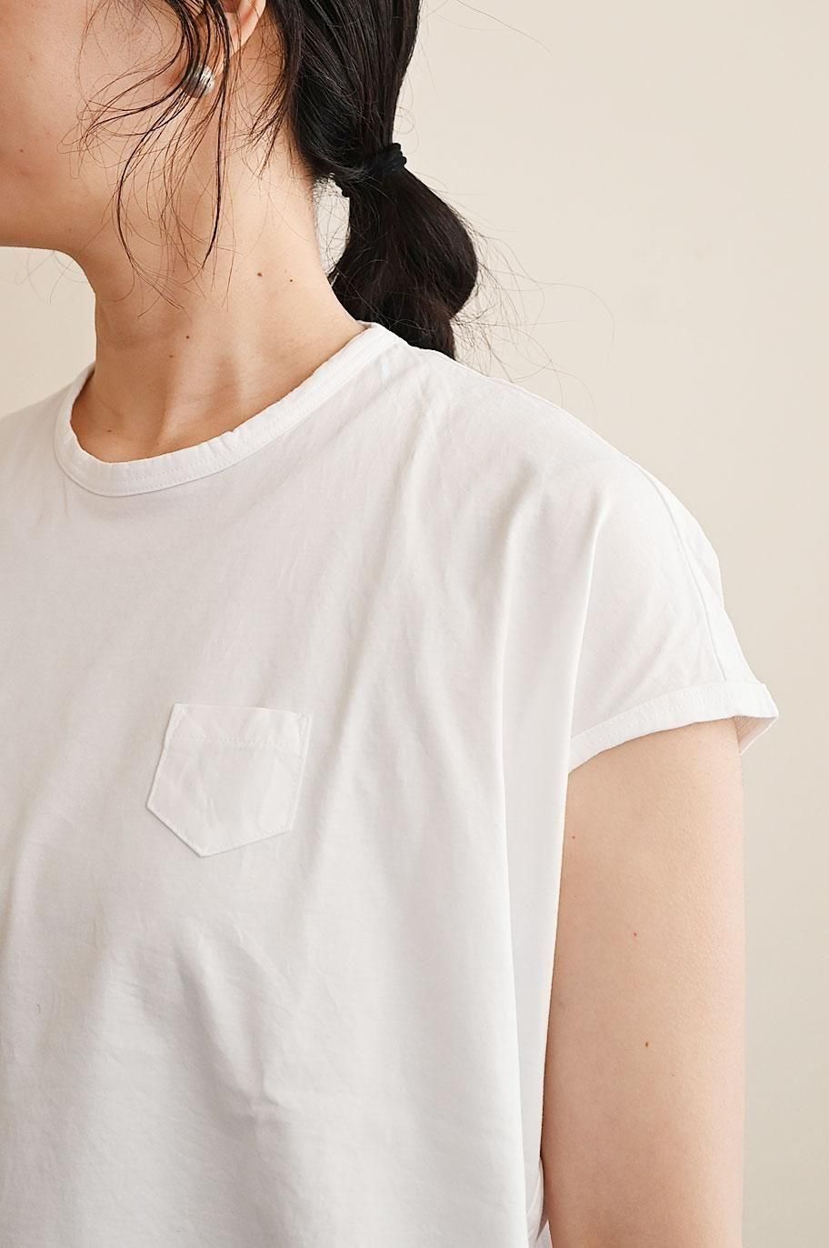 ゴーシュ オーガニックスビン天竺フレンチTシャツ - ゴーシュ
