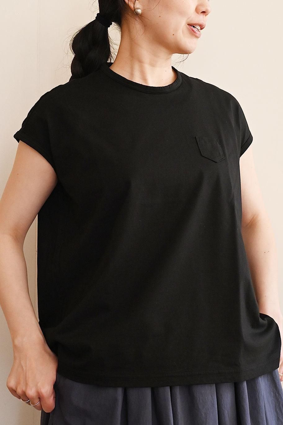 ゴーシュ オーガニックスビン天竺フレンチTシャツ - ゴーシュ