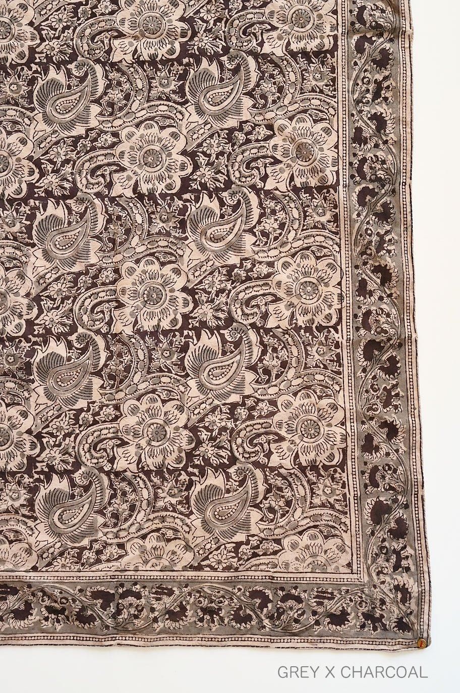 45RPM 風呂敷花柄ストール 四葉のクローバー日本製 ハンドプリント 45RPM 風呂敷花柄ストール 四葉のクローバー日本製 ハンド