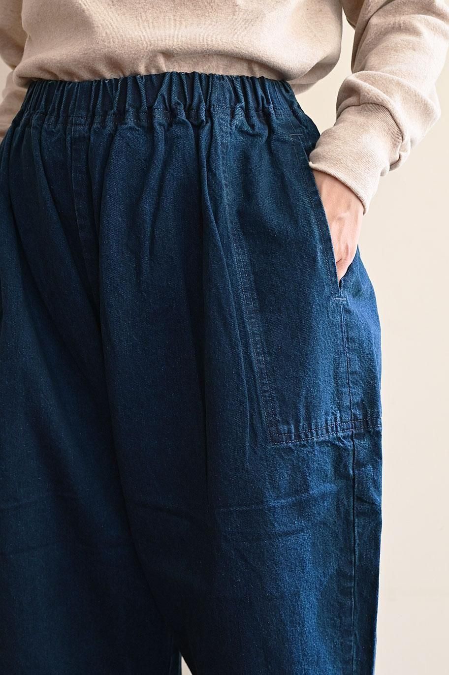 homspun 10オンスデニムギャザーパンツ - homspun - TONE Online Shop