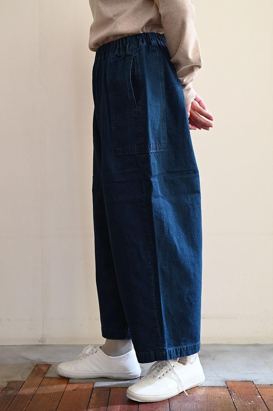 homspun 10オンスデニムギャザーパンツ - homspun - TONE Online Shop