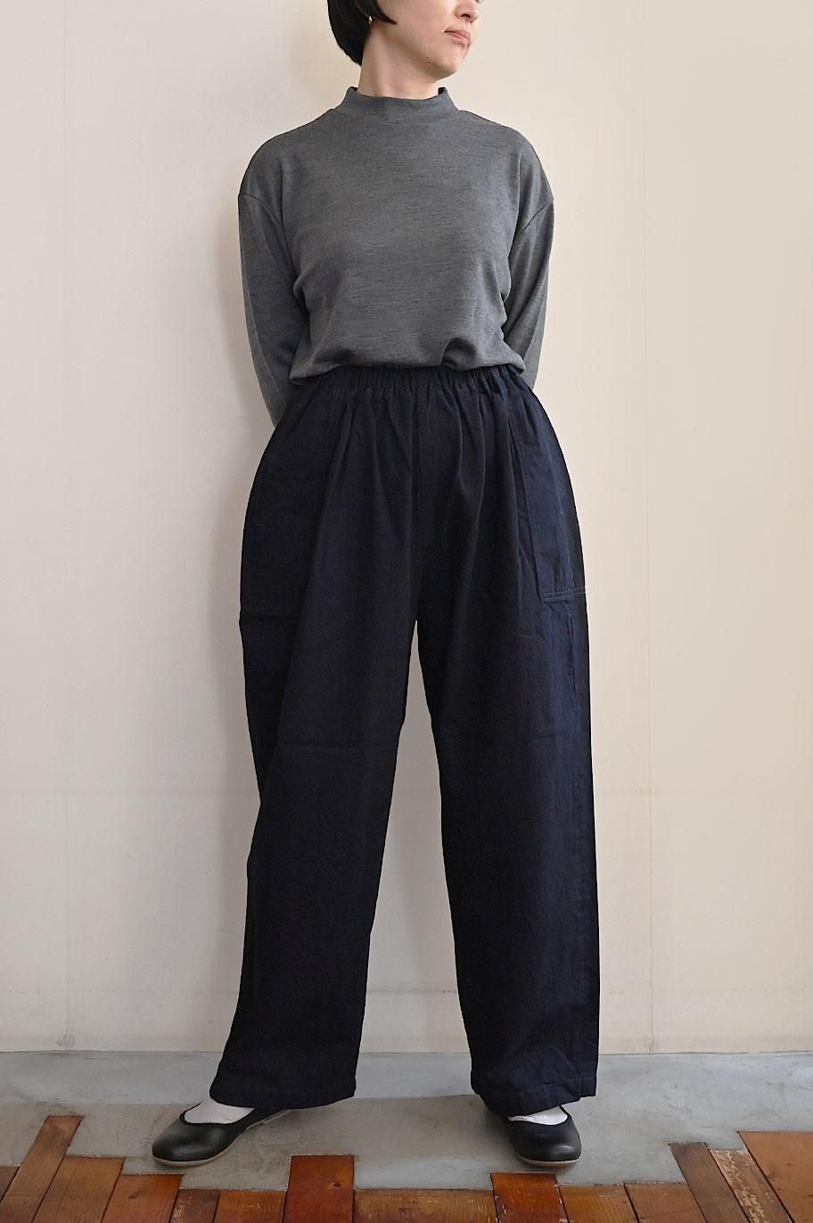 homspun 10オンスデニムギャザーパンツ - homspun - TONE Online Shop