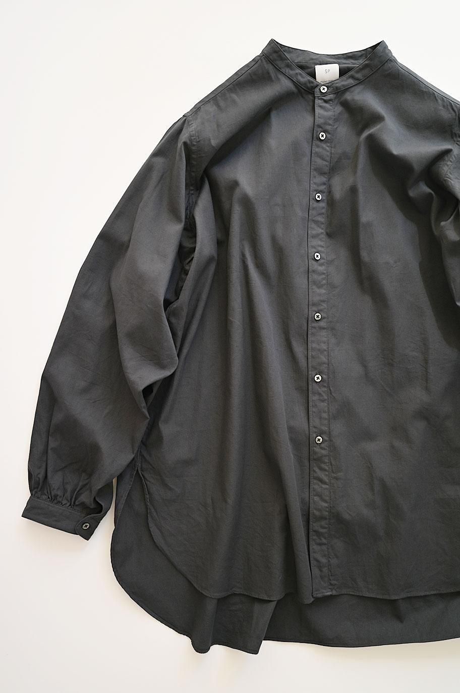 SP オーガニックコットンオックスフォードバンドカラーシャツ- SP