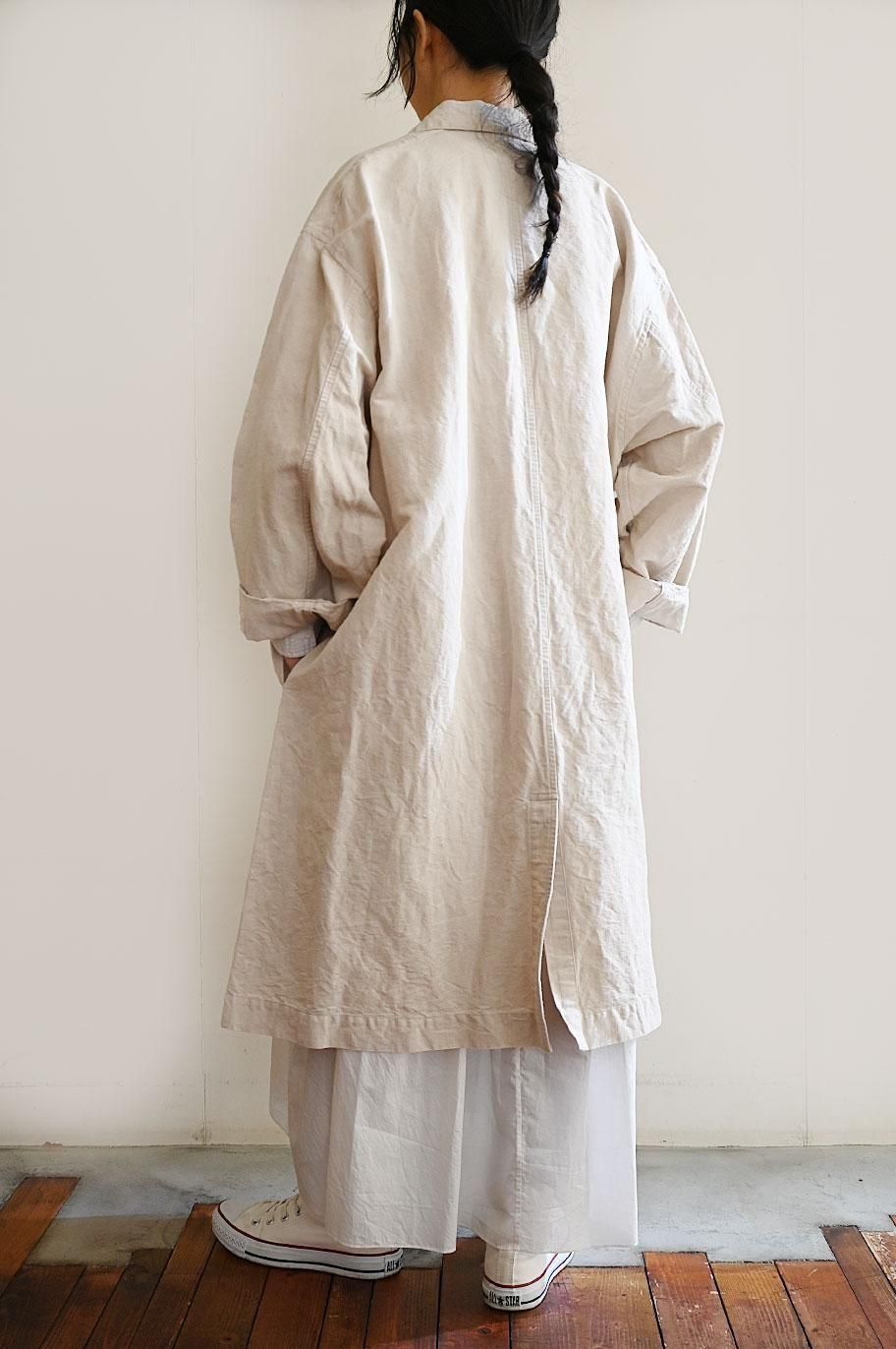 IDEE POOL いろいろの服 アトリエコート アイビーグリーン 無印良品