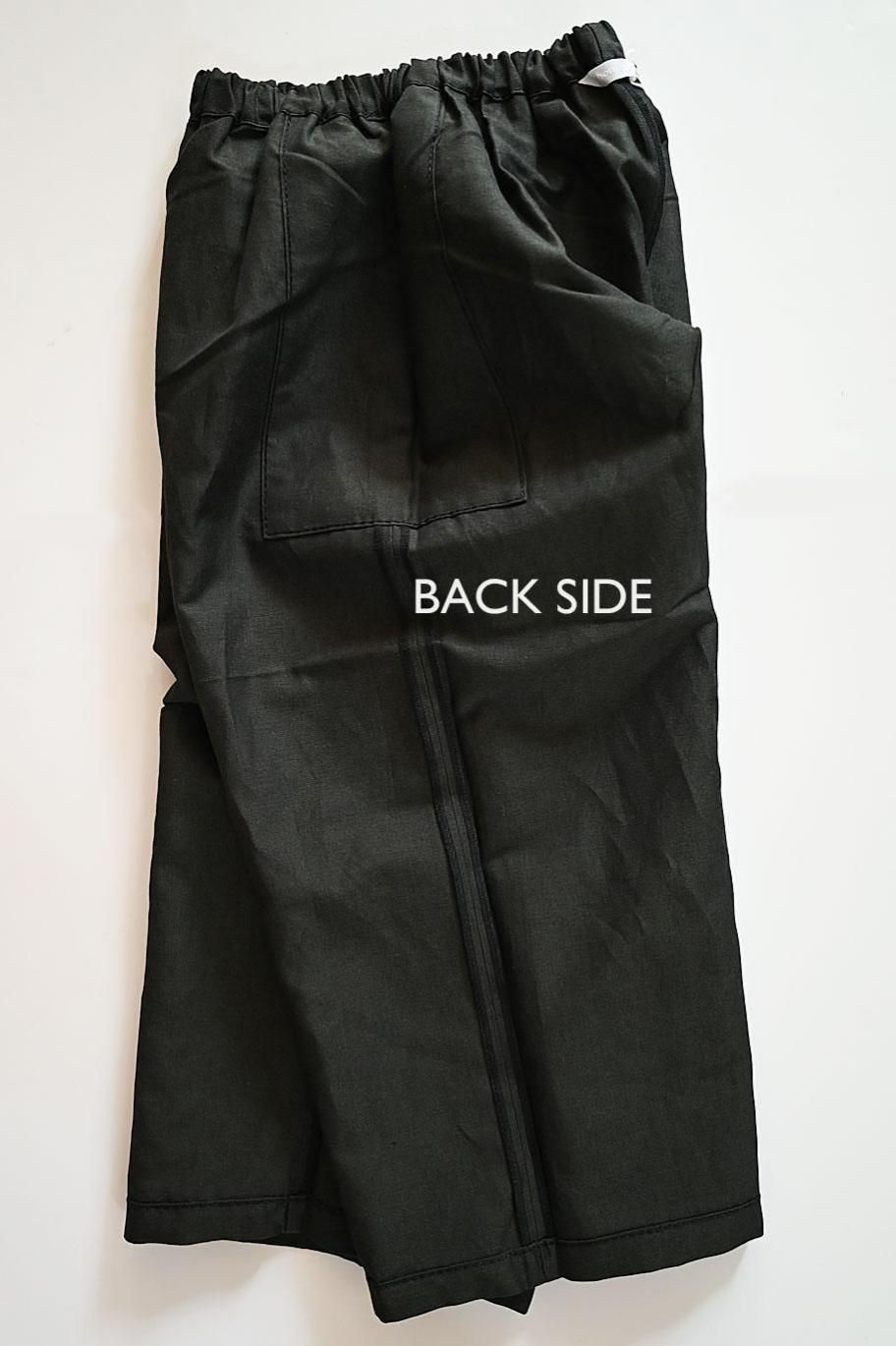 homspun ウールリネンワイドギャザーパンツ- homspun - TONE