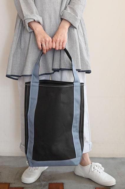 テンベア TEMBEA トートバッグ 旅行バッグ グレー キャンバス