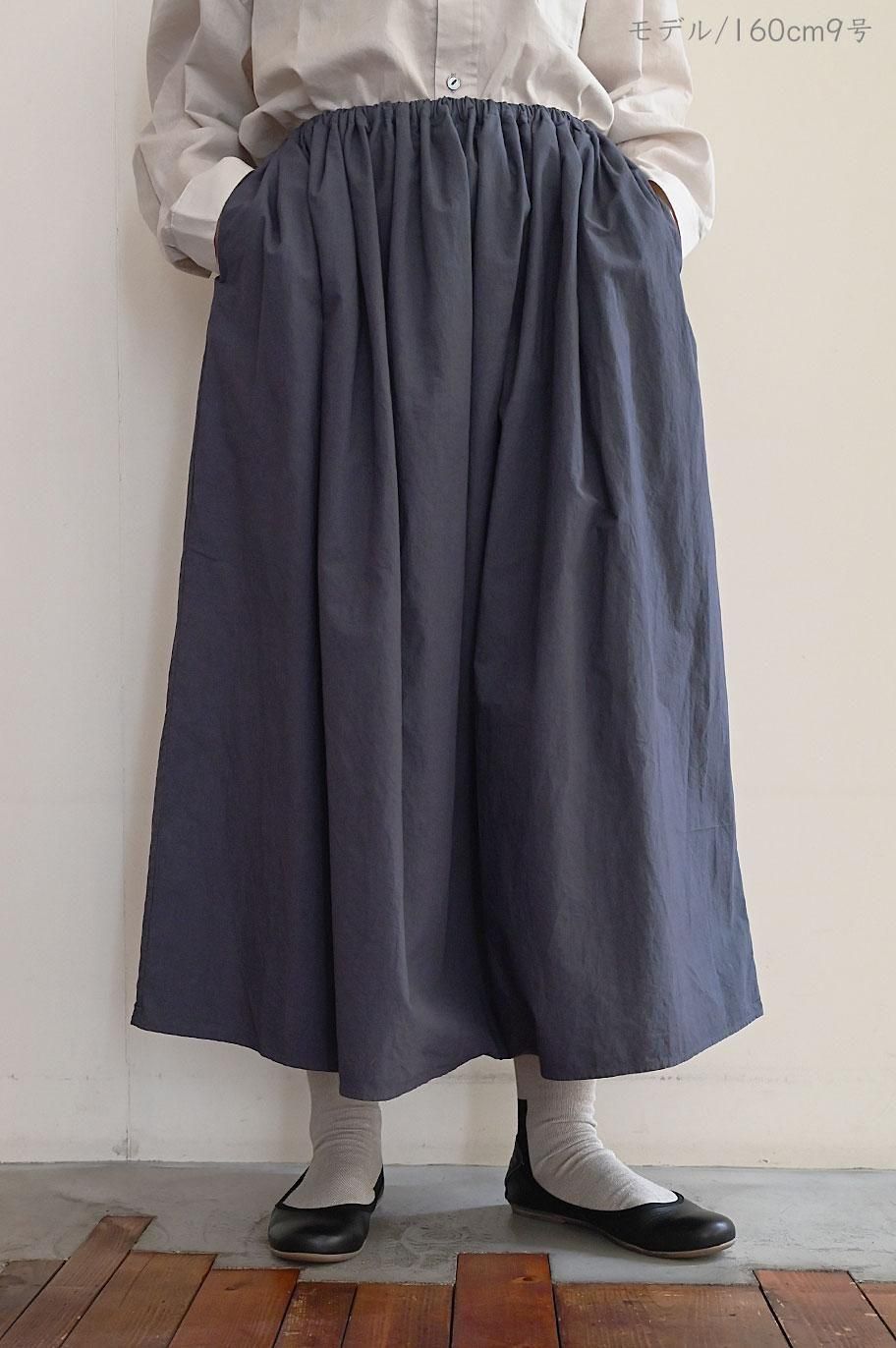 25SS】ゴーシュ ドライローンギャザースカート- ゴーシュ - TONE