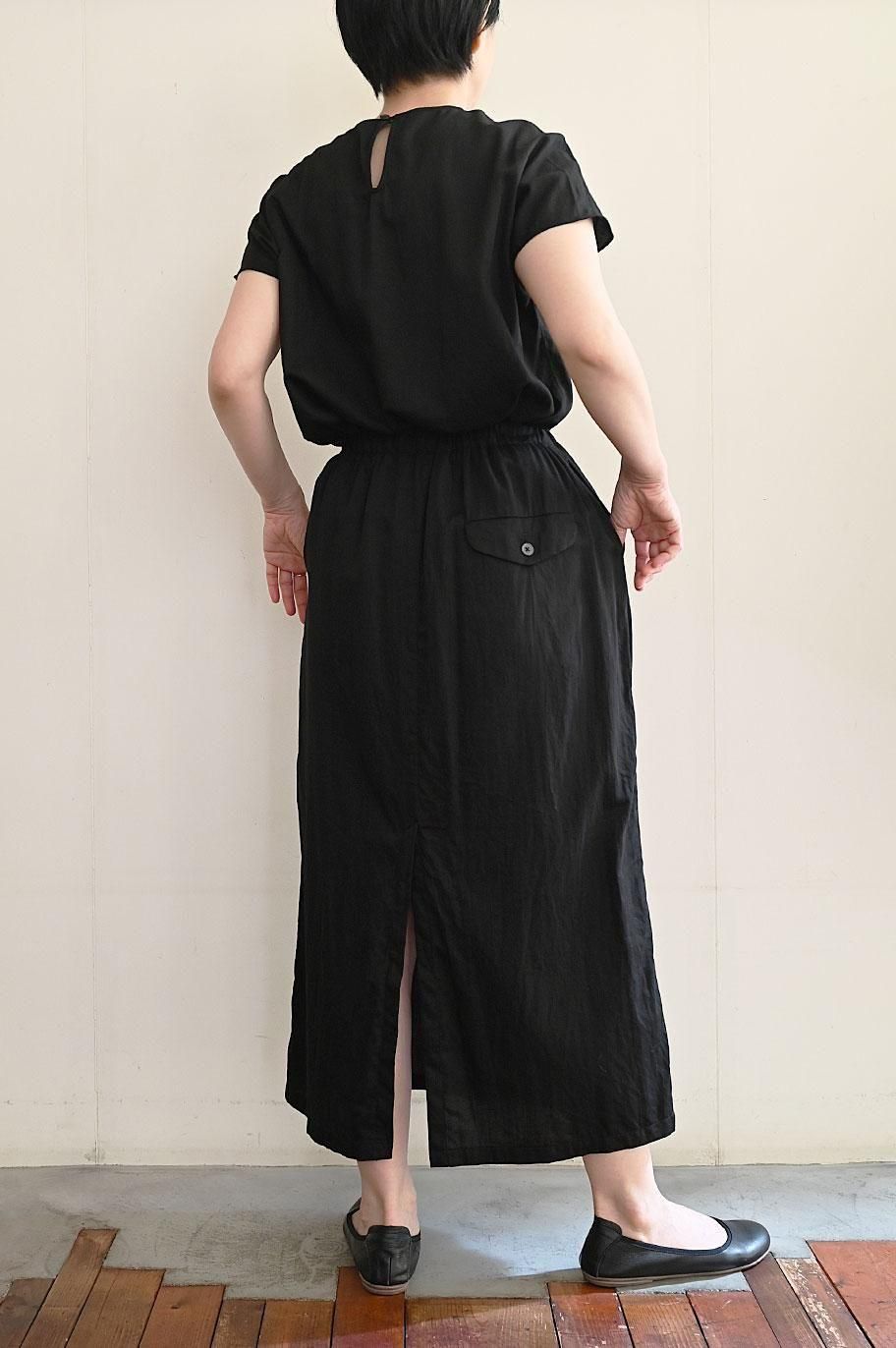 25SS】ゴーシュ ライトコットンサテンストレートスカート