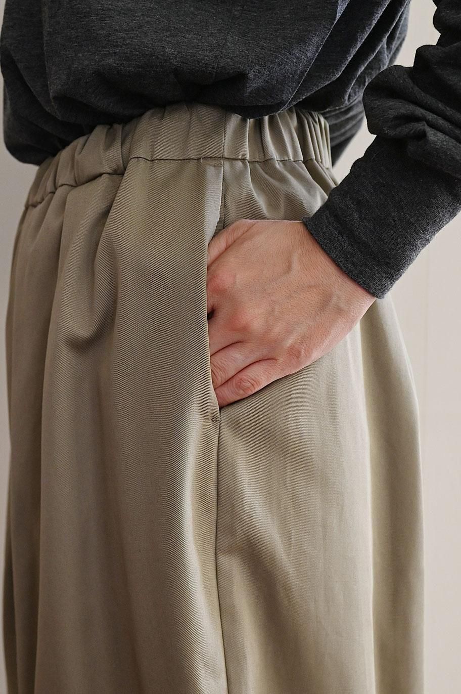 SP オーガニックコットンチノクロス ワイドテーパード- SPエシュペー