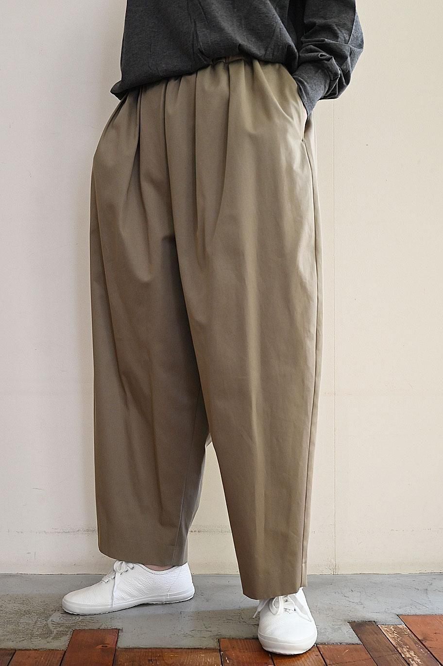 SP オーガニックコットンチノクロス ワイドテーパード- SPエシュペー