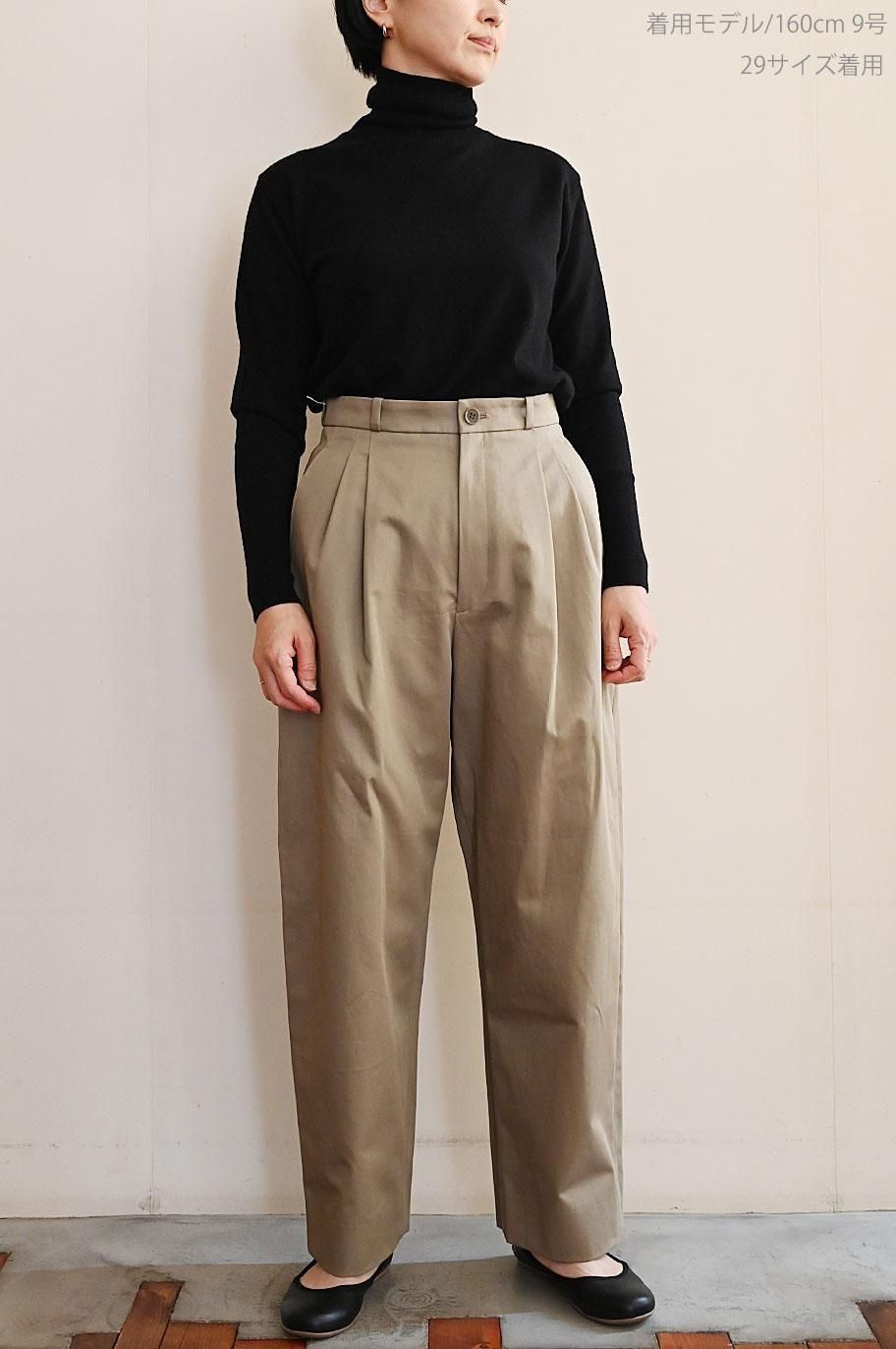 はと　SP チノクロスワイドパンツ　カーキ 楽天市場】kha:ki カーキ コットン ウォッシュド チノ 刺繍 / ペイント