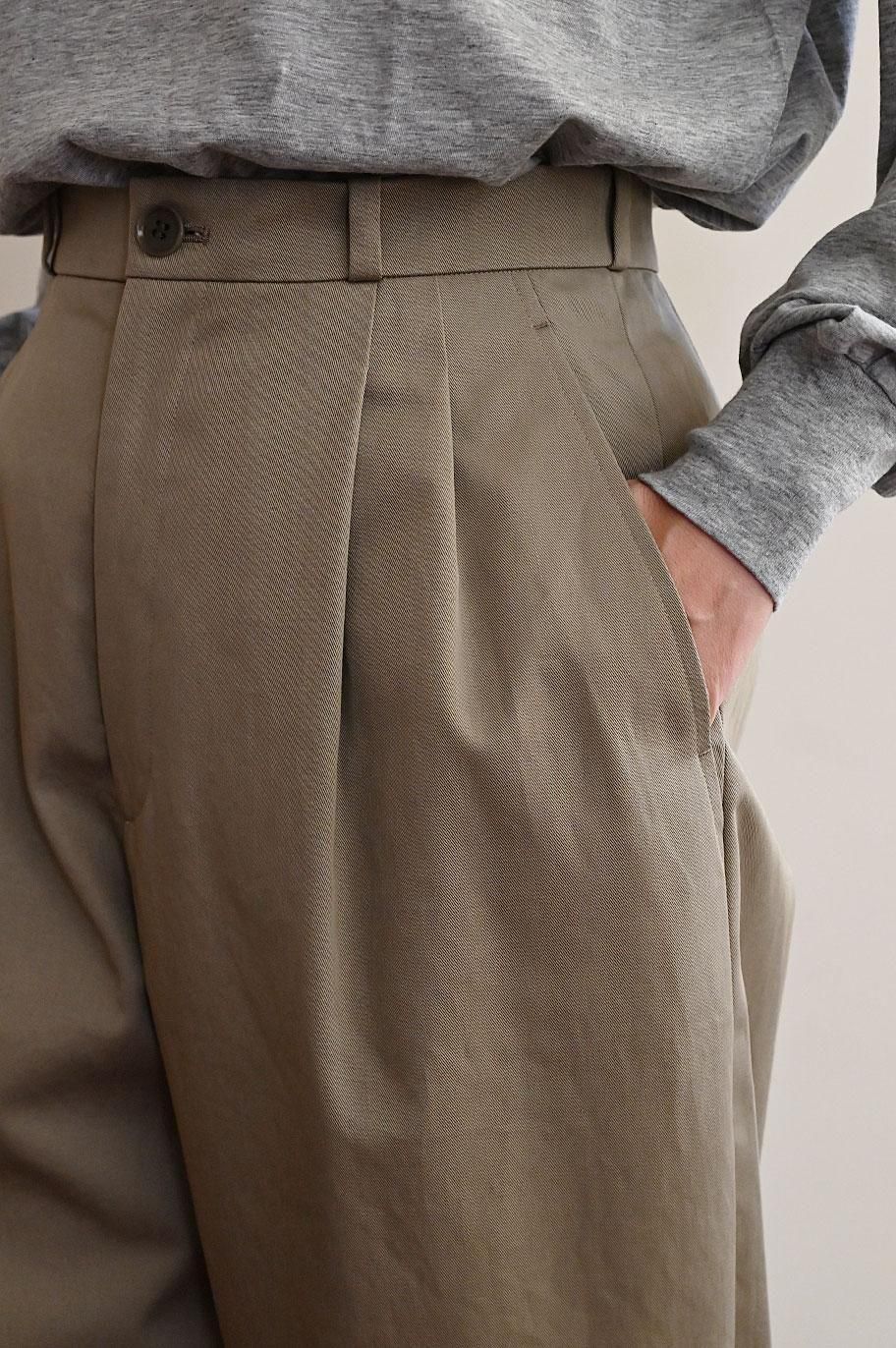 SP オーガニックコットンチノクロス スラックス- SPエシュペー- TONE