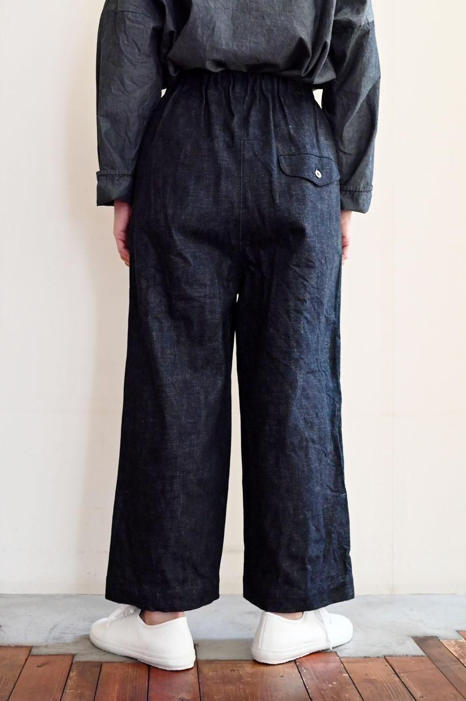 ゴーシュ セルベッジデニム ワイドパンツ　美品 ゴーシュ セルベッジデニムワイドパンツ- ゴーシュ - TONE