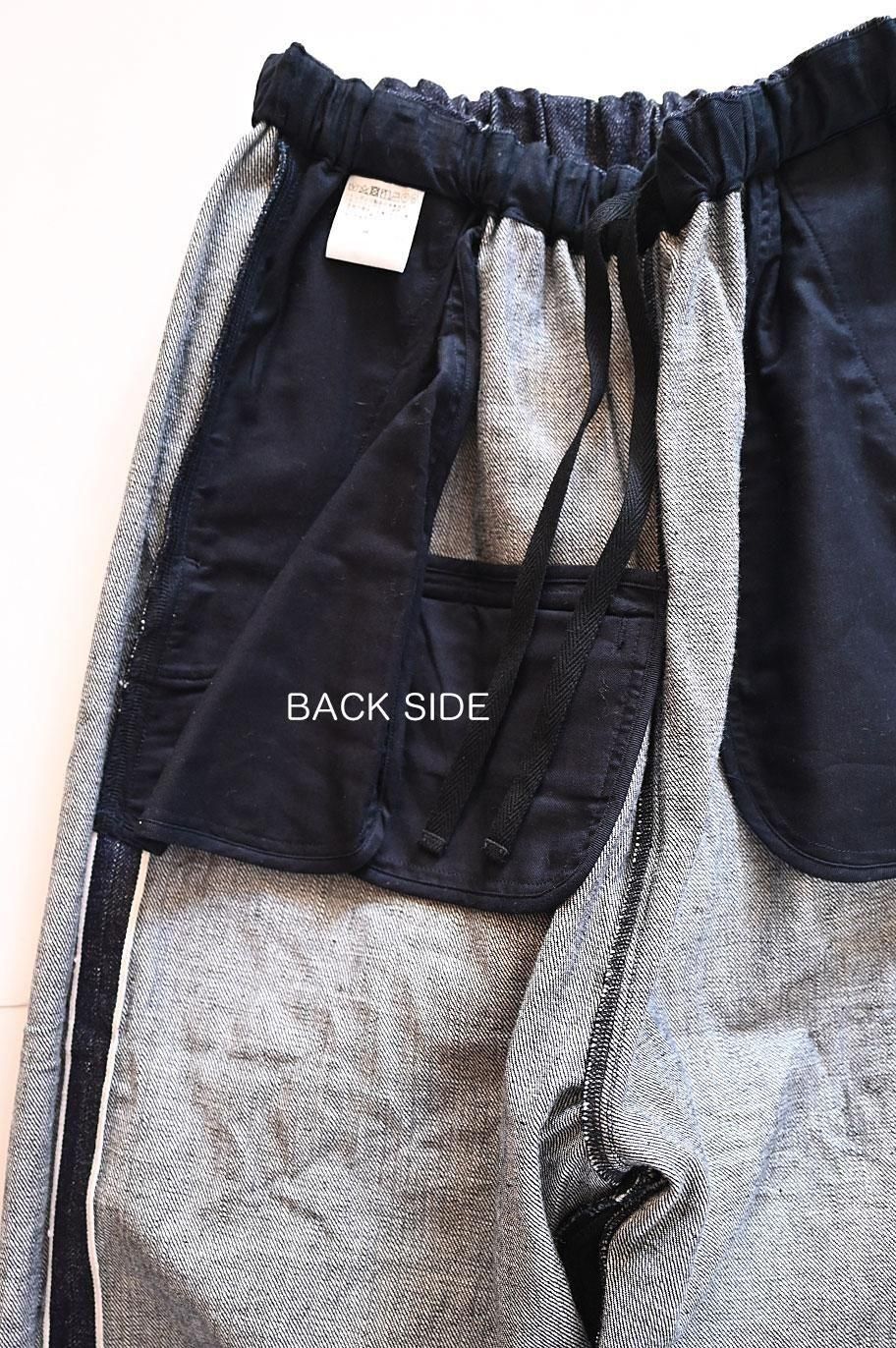 ゴーシュ セルベッジデニム ワイドパンツ　美品 ゴーシュ セルベッジデニムワイドパンツ- ゴーシュ - TONE
