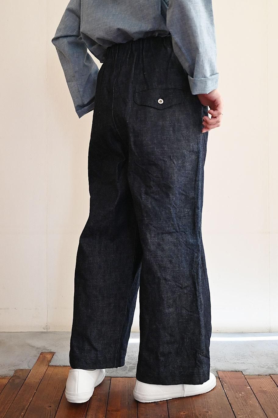 ゴーシュ セルベッジデニム ワイドパンツ　美品 ゴーシュ セルベッジデニム ワイドパンツ 通販【正規販売店】服