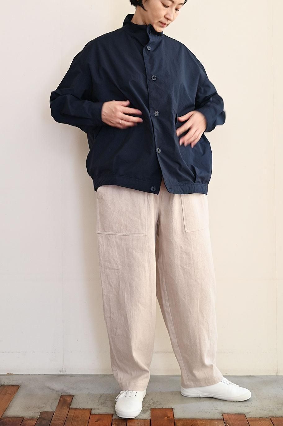 LOLOLIKE 撥水ナイロン スタンドカラー BIGブルゾン -LOLO ロロ - TONE