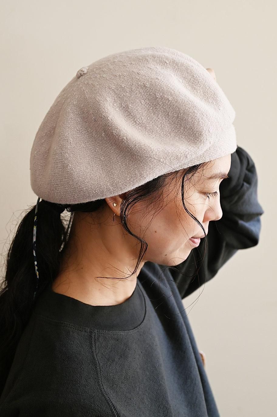 chisaki】チサキ shima レオパード ベレー帽 chisaki】チサキ shima