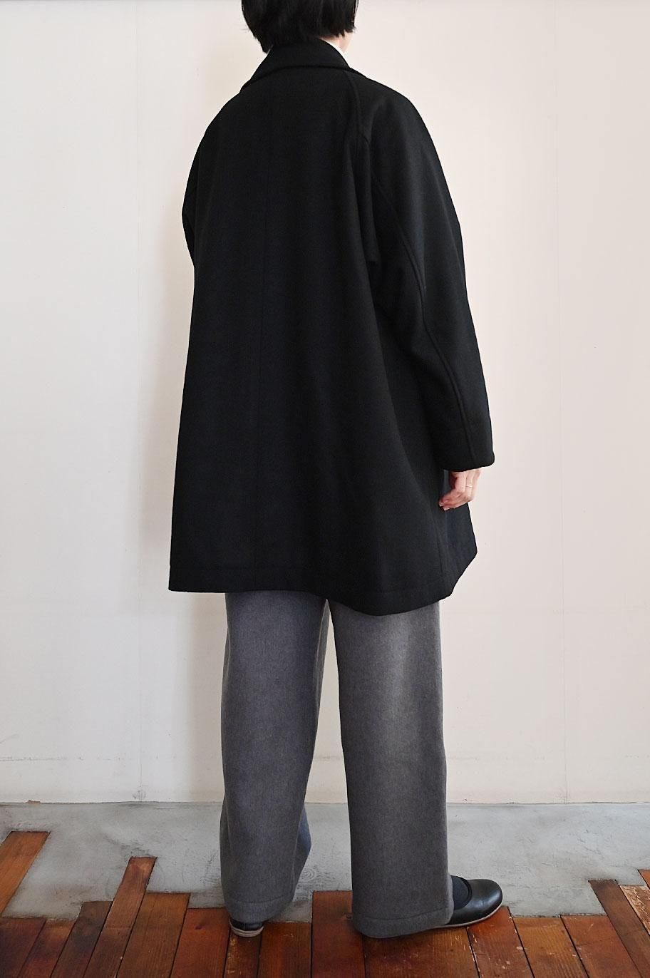 LOLOLIKE ラムメルトン Aラインラグランハーフコート -LOLO ロロ