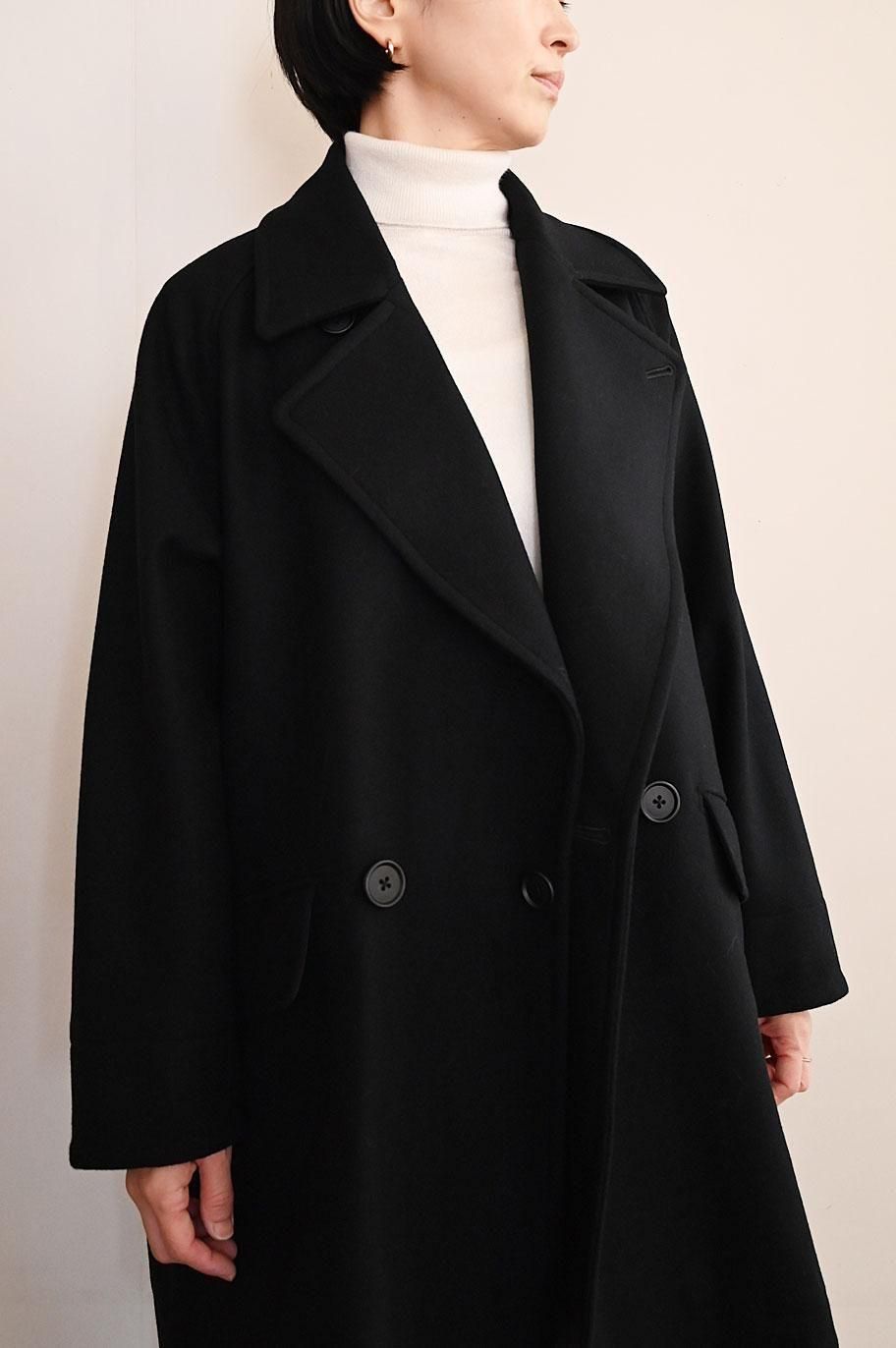 LOLOLIKE ラムメルトン Aラインラグランハーフコート -LOLO ロロ