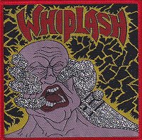 WHIPLASH-power and pain WOVEN PATCH - ROCK STAKK RECORDS