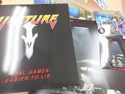 VULTURE-fatal games+easier to lie 2LP(EXCLUSIVE DIE HARD)(BLACK