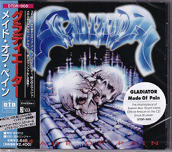 GLADIATOR-made of pain CD(JAPAN press)-ROCK STAKK RECORDS