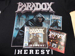 PARADOX-heresy+2 CD BUNDLE(CD+TS+PATCH)-ROCK STAKK RECORDS